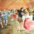 Dancing with Water and Brush